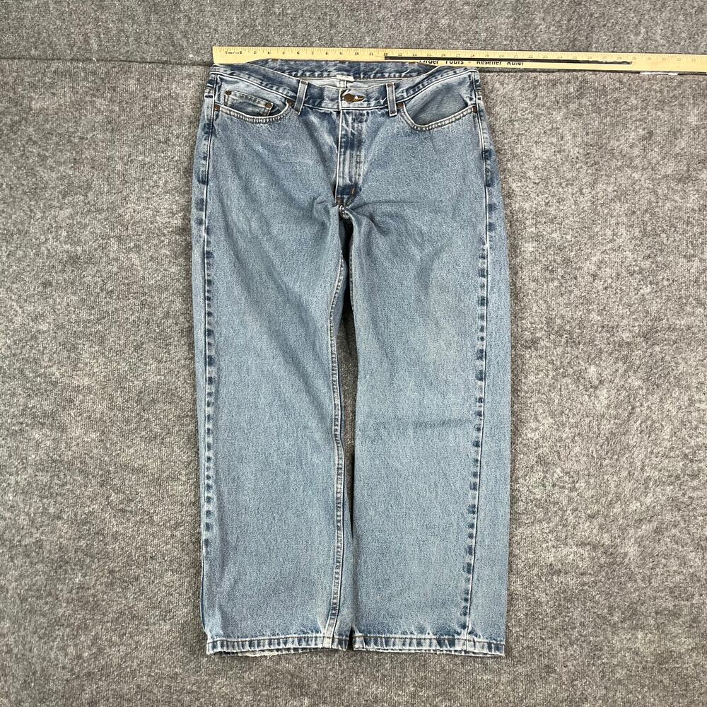 Relaxed Fit Denim Jeans Mens Size 36x30 Blue Straight Leg‎ Casual Classic